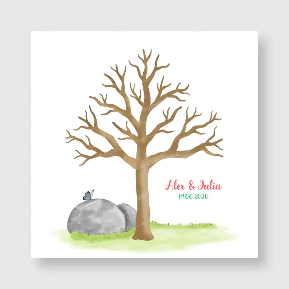 Tree Fingerprint 5 - Poster