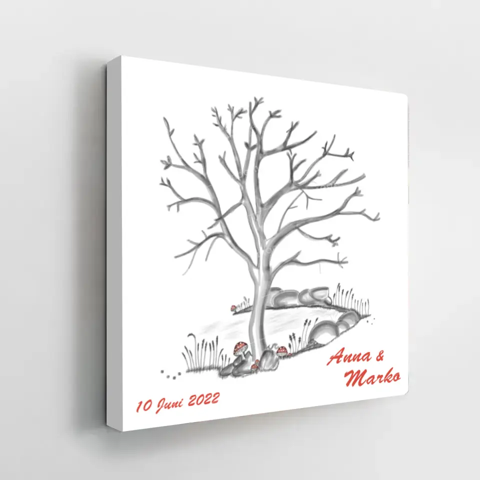Couple Tree 2 - Canvas