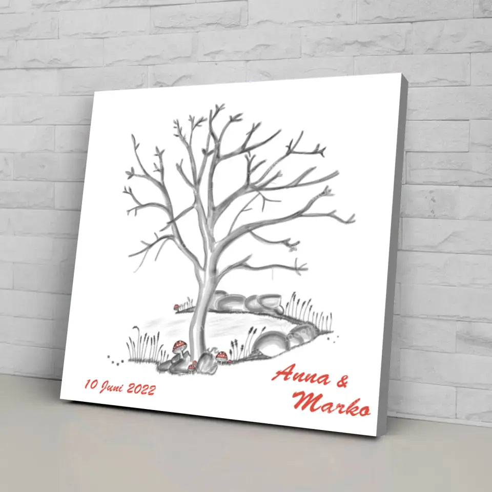 Couple Tree 2 - Canvas