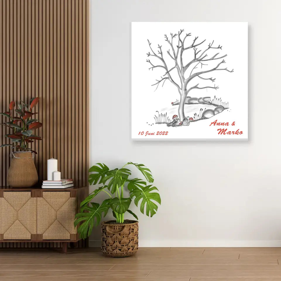 Couple Tree 2 - Canvas
