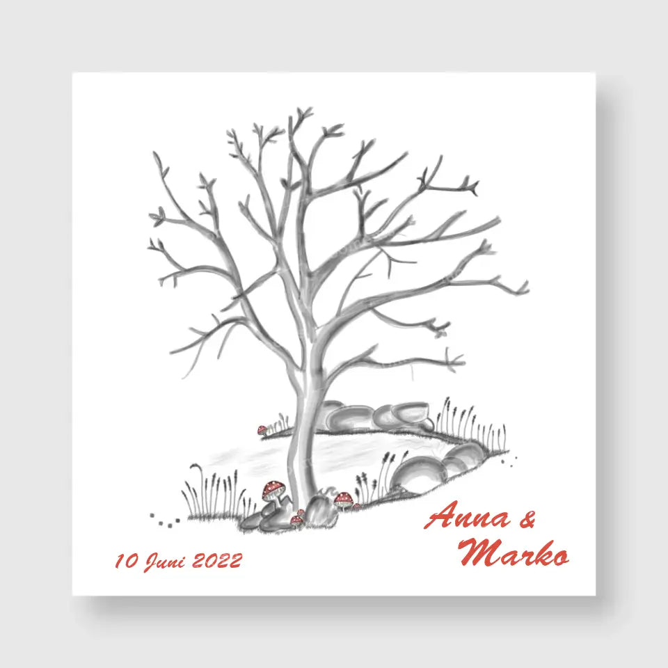 Couple Tree 2 - Canvas