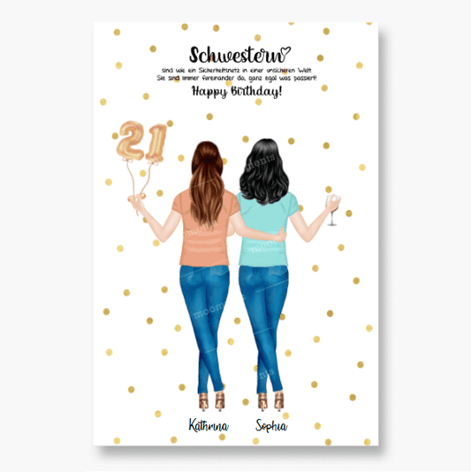 Personalisiertes Geburtstagsgeschenk - Poster