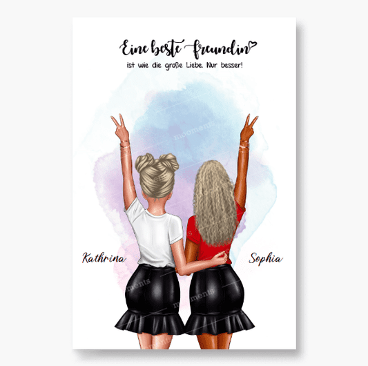 Geschenk für die beste Freundin - V2 - Poster