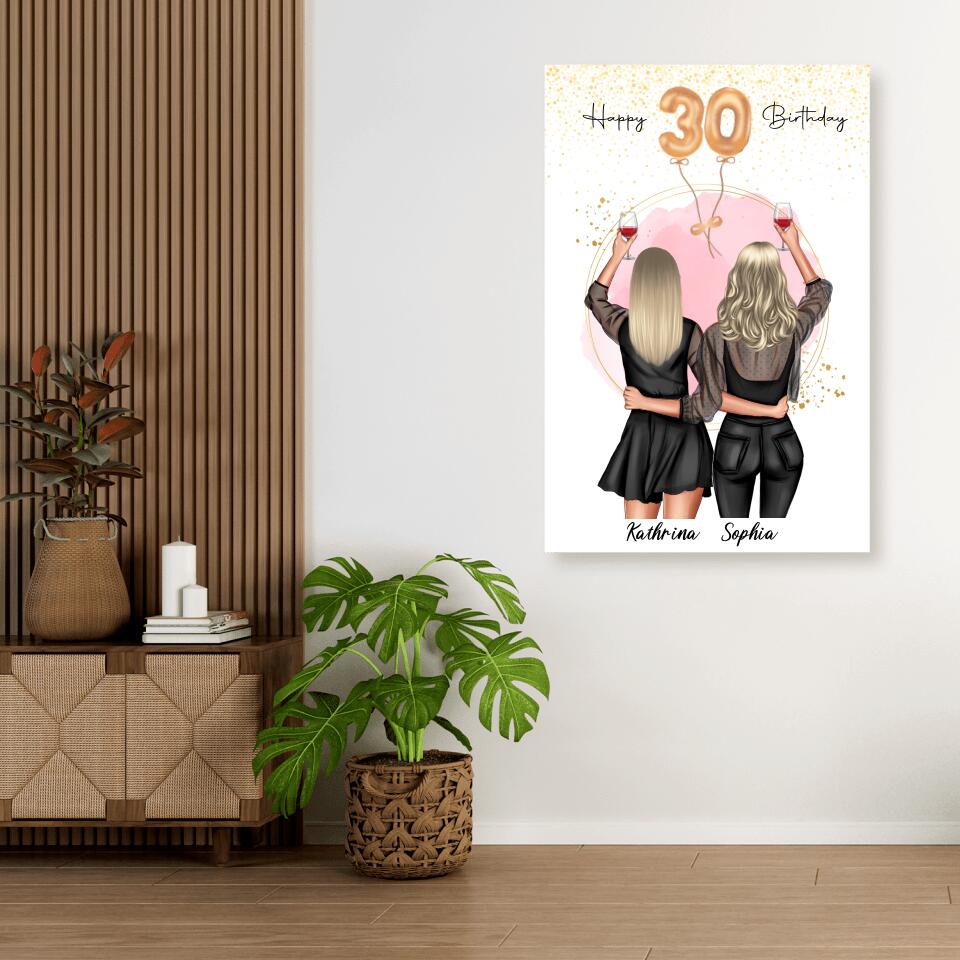 Geschenk Freundinnen Geburtstag - Poster