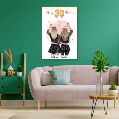 Geschenk Freundinnen Geburtstag - Poster