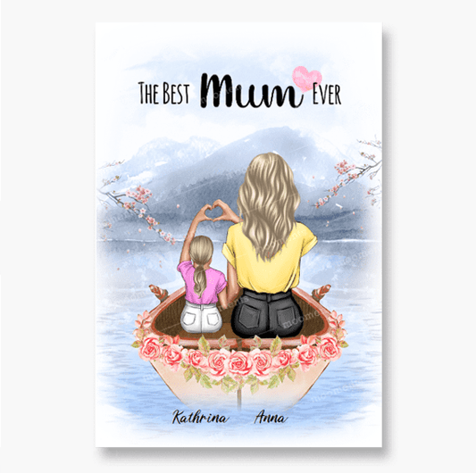 Mama and Tochter im Liebesboot - Poster