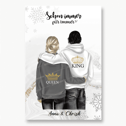 Geschenk ,,King & Queen" V2 - Poster