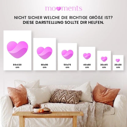 Weihnachtsfeier 2 Freundinnen Personalisiertes Geschenk - Poster