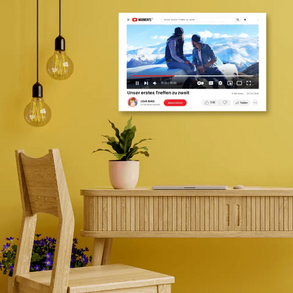 Youtube Hülle - Alu-Dibond
