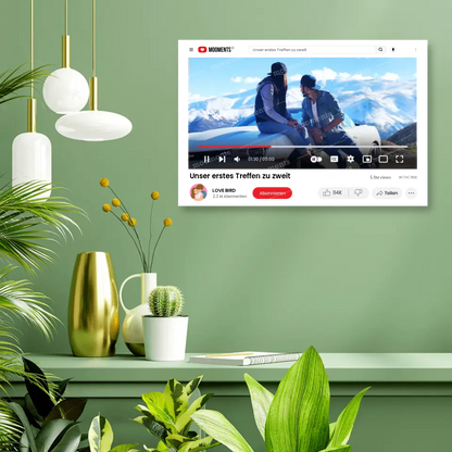 Youtube Hülle - Alu-Dibond