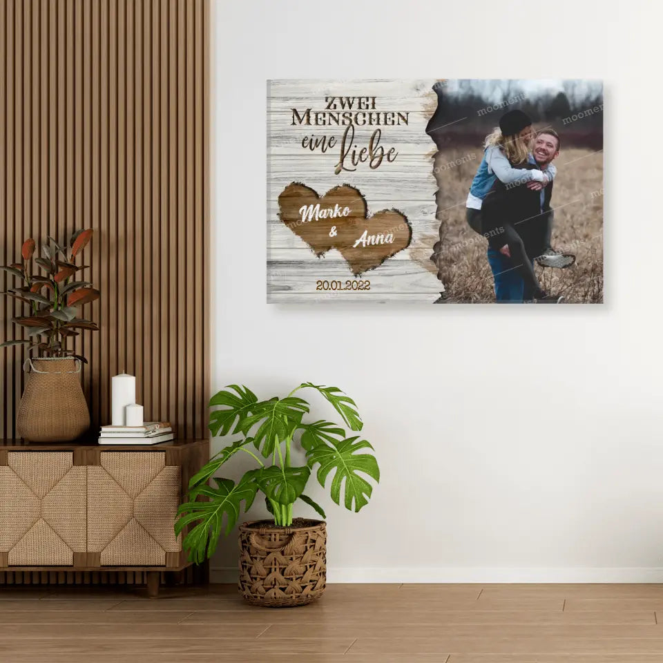 Wooden Heart - Alu-Dibond