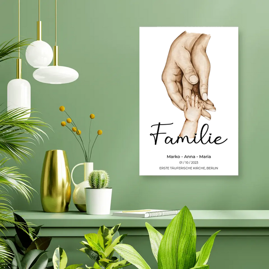 Personalisiertes Familien-Poster ,,Family ❤️" - Poster