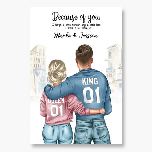 Geschenk ,,King & Queen" - Poster