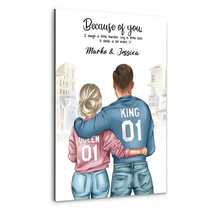 Geschenk ,,King & Queen" - Poster