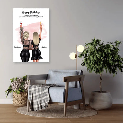 Geschenk für die beste Freundin - Poster