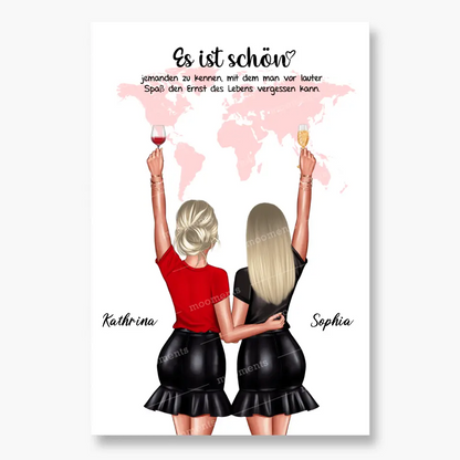 Geschenk für die beste Freundin - V3 - Poster