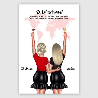 Geschenk für die beste Freundin - V3 - Poster