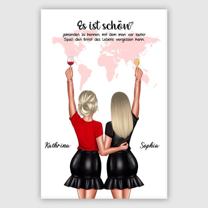Geschenk für die beste Freundin - V3 - Poster