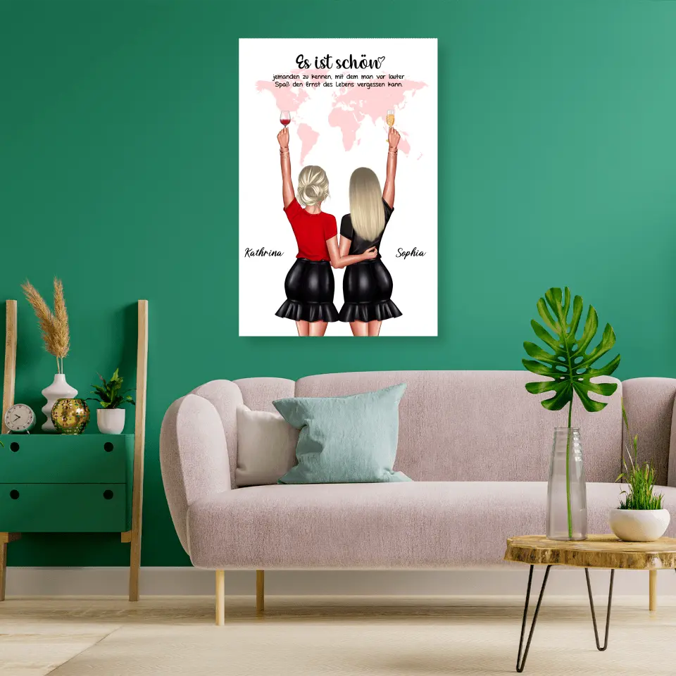 Geschenk für die beste Freundin - V3 - Poster