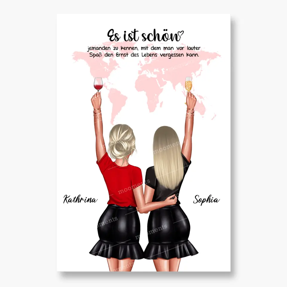 Geschenk für die beste Freundin - V3 - Poster