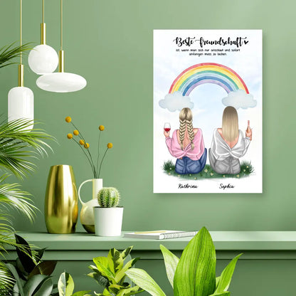 Geschenk für bunte Freundin - Poster