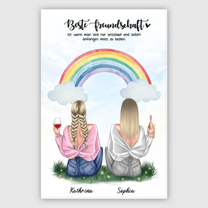 Geschenk für bunte Freundin - Poster