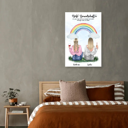 Geschenk für bunte Freundin - Poster