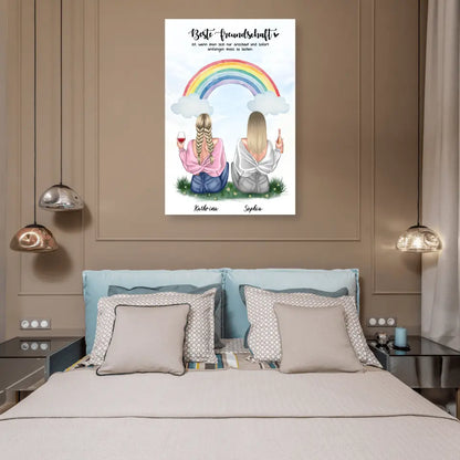 Geschenk für bunte Freundin - Poster