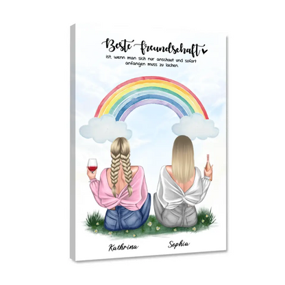 Geschenk für bunte Freundin - Poster