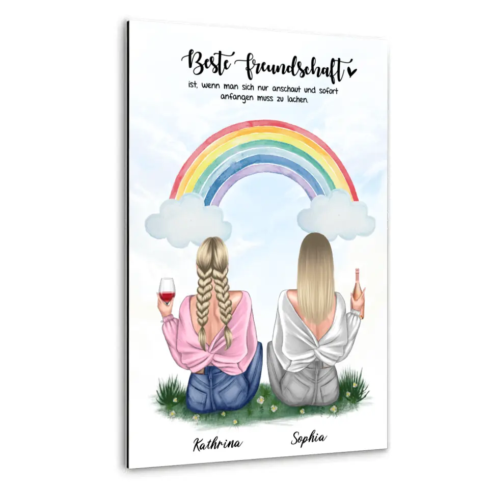 Geschenk für bunte Freundin - Poster