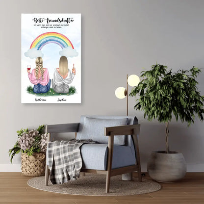 Geschenk für bunte Freundin - Poster