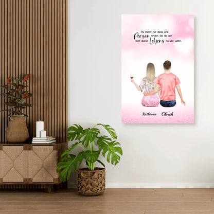 Geschenk für Pärchen - Alu-Dibond