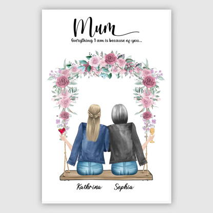 Mama und ihre beiden Töchter