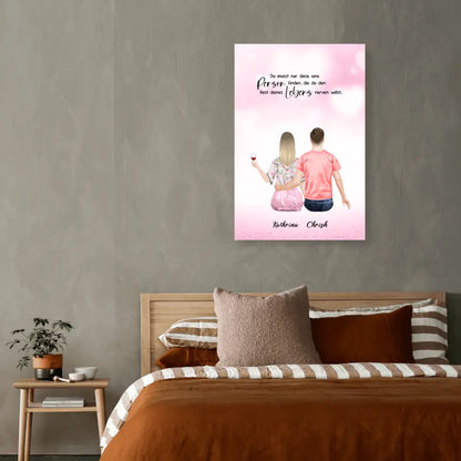 Geschenk für Pärchen - Alu-Dibond