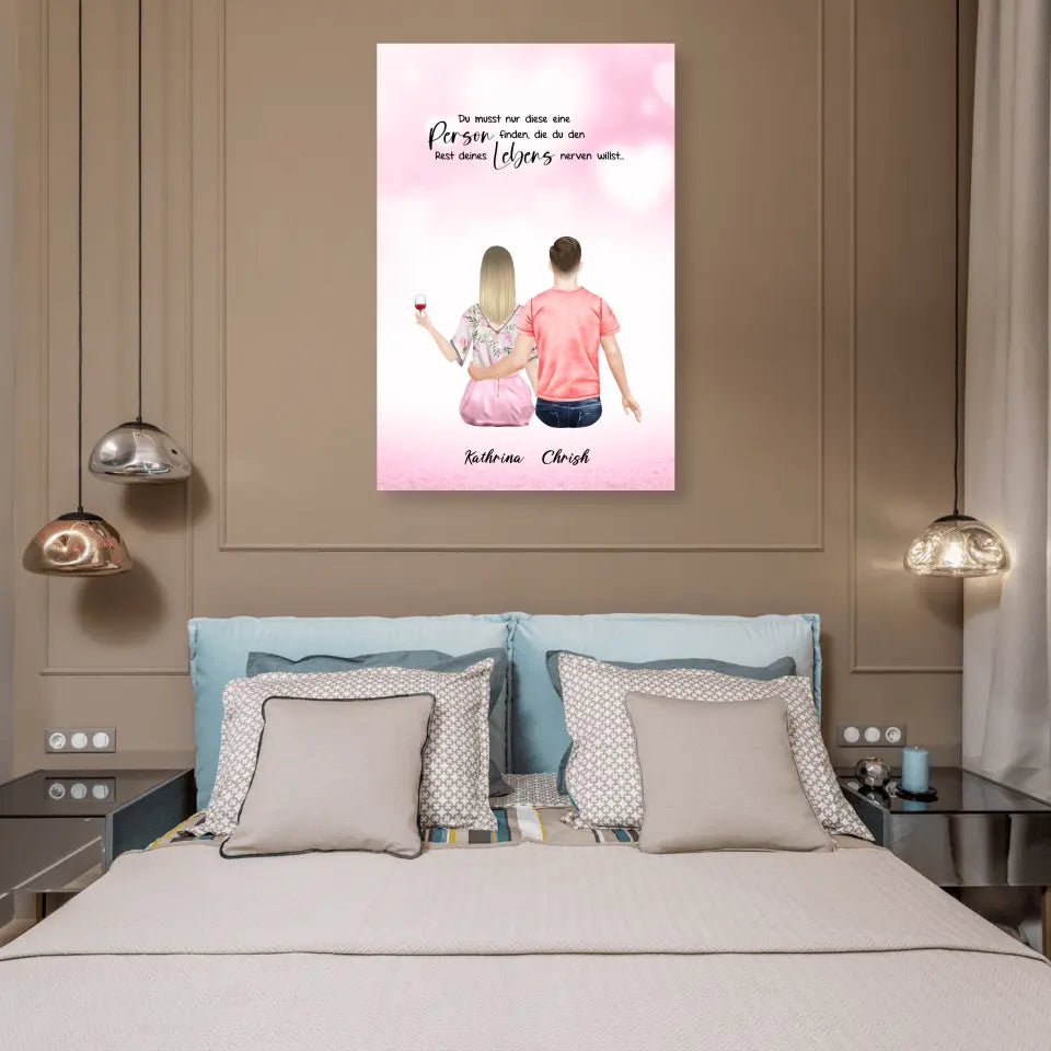 Geschenk für Pärchen - Alu-Dibond