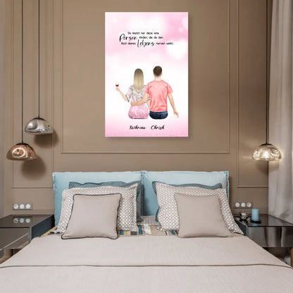 Geschenk für Pärchen - Alu-Dibond