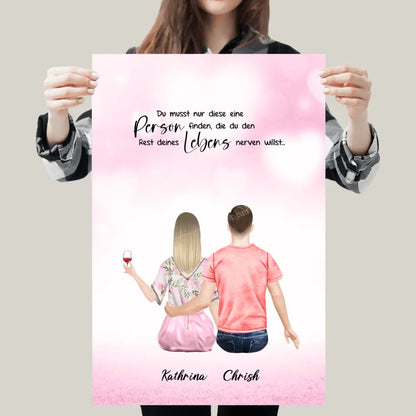 Geschenk für Pärchen - Alu-Dibond