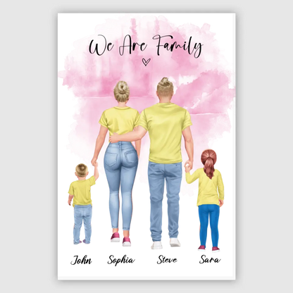 Family Back View 02 - Alu-Dibond