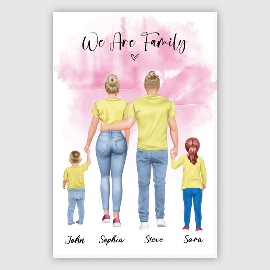 Family Back View 02 - Alu-Dibond