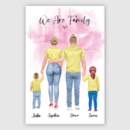 Family Back View 02 - Alu-Dibond