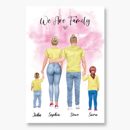Family Back View 02 - Alu-Dibond
