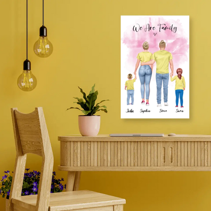 Family Back View 02 - Alu-Dibond