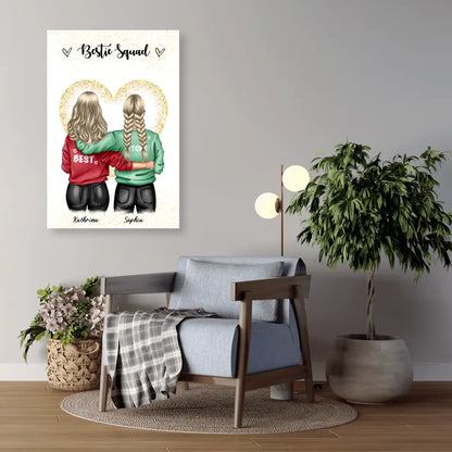 Spezial Freundinnen Geschenk - Alu-Dibond