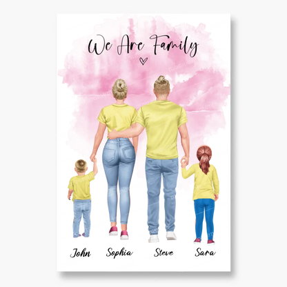 Family Back View 02 - Alu-Dibond