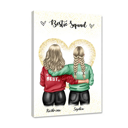 Spezial Freundinnen Geschenk - Alu-Dibond