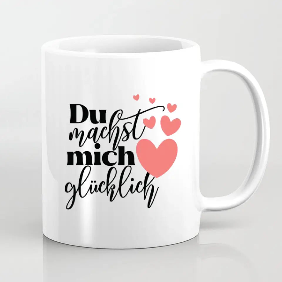 Geschenk ,,King & Queen" - Herz Tassen