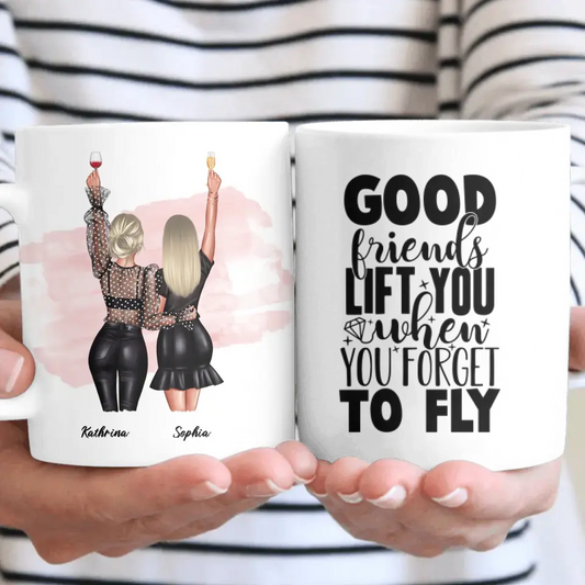 Best Friends - Personalisierte Tasse