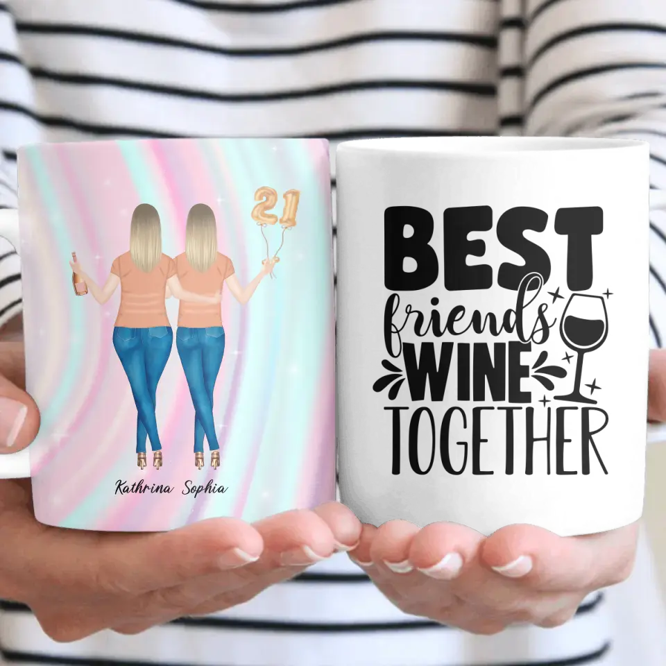 Beste Freundin - Herz Tassen