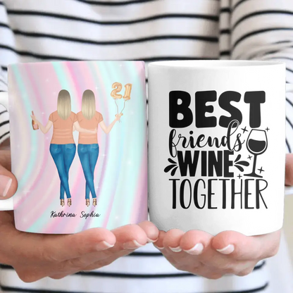 Beste Freundin - Herz Tassen