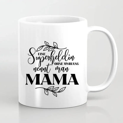 Personalisiertes Geschenk für Mama Floral - Herz Tassen